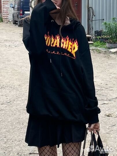 Худи Thrasher черное XL