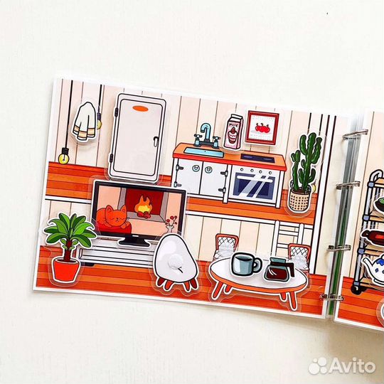 Игры на липучках Альбом Тока Бока