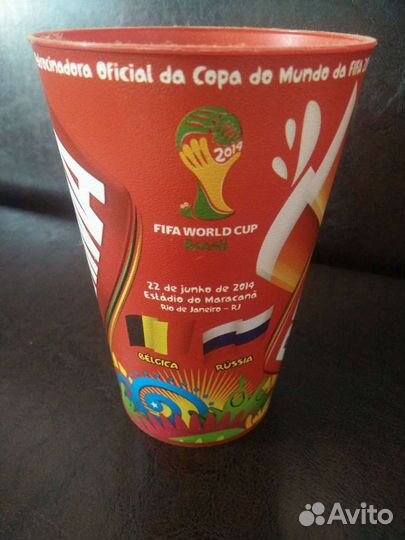 Пивной стакан fifa2014,fifa2018