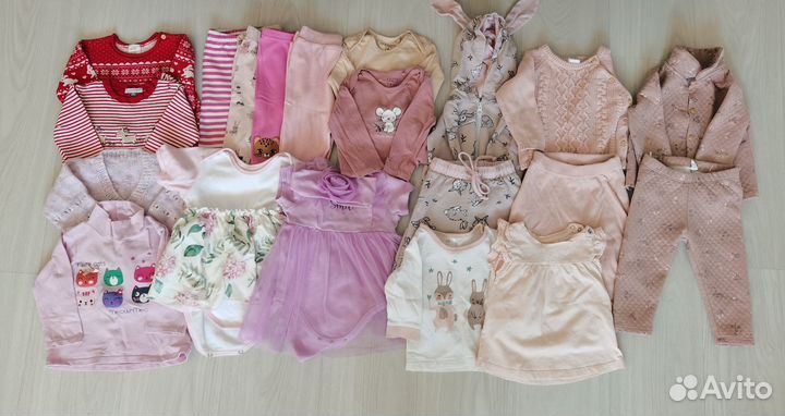Пакет вещей для девочки 68-74