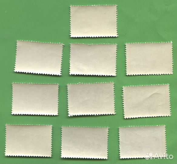 Монголия Фауна Животные Серия 10 марок ** 1958