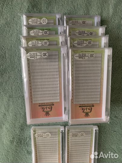 Ресницы для наращивания/маникен/пучки готовые