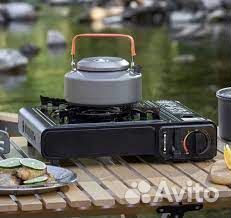 Плита газовая портативная Happy Home в чемодане