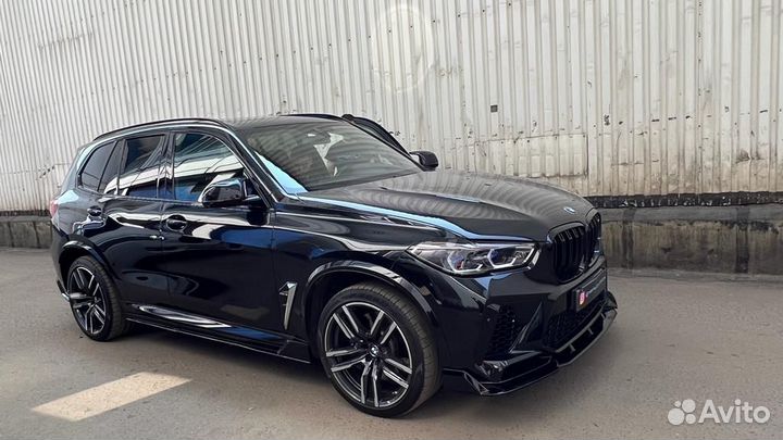 Обвес BMW X5M F95, M Performance, черный глянец