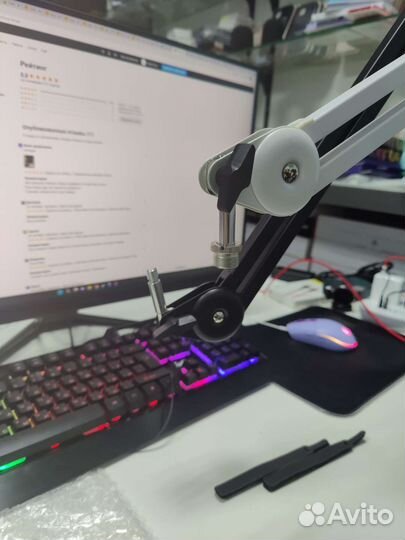 Стойка для микрофона аналог Rode PSA-1 пантограф