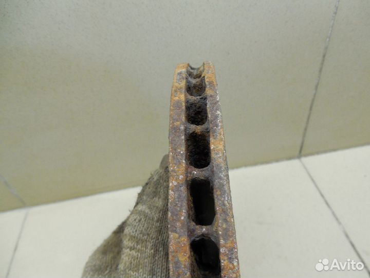 Диск тормозной передний вентилируемый Aveo (T200)