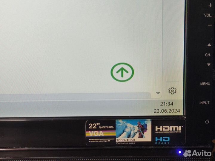 Телевизор/монитор ЖК LCD 22