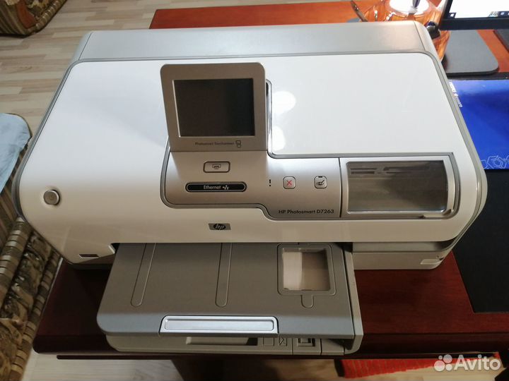 Принтер струйный HP PhotoSmart D7263, цветной, A4