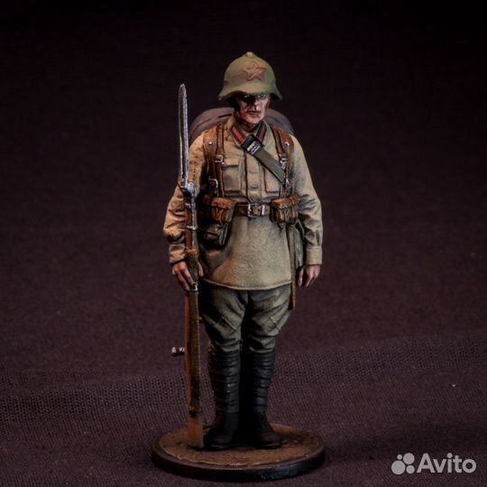 Модель солдитка в росписи