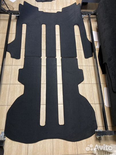 Ковры в салон Тойота Альфард. Автоковрики велюровы