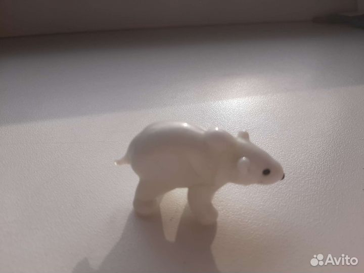 Стеклянные фигурки животных