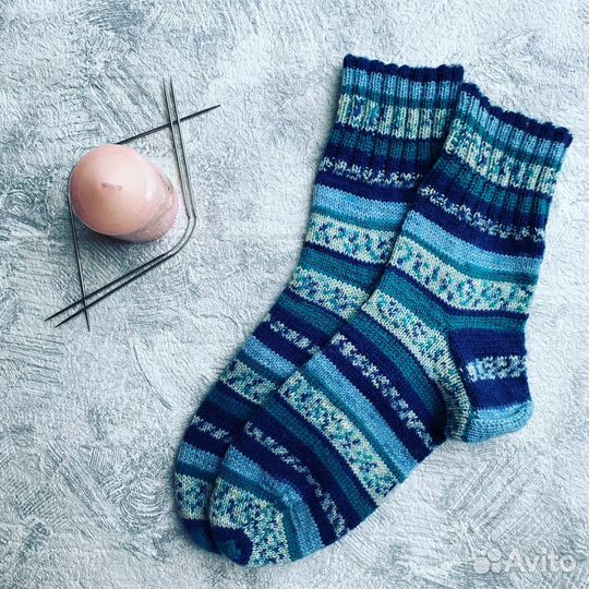 Вязаные носочки