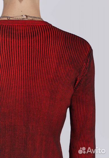 Jaded London Red Scrape Knit