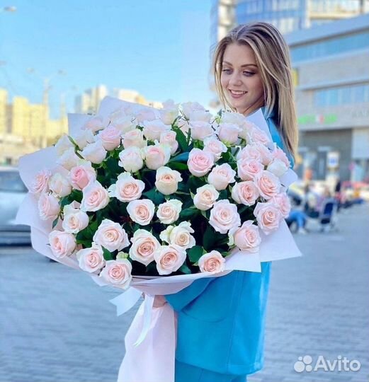 101 роза цветы букеты 51 25 доставка