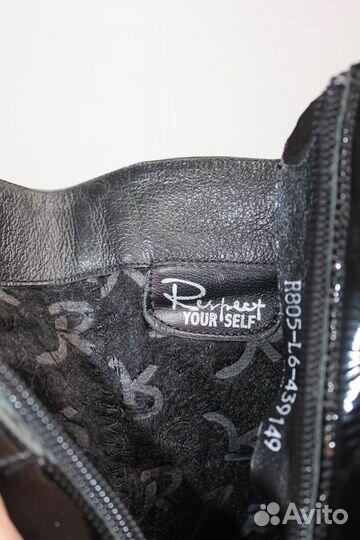 Ботильоны 39р лак кожа