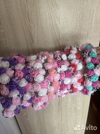 Ободок венок триколор