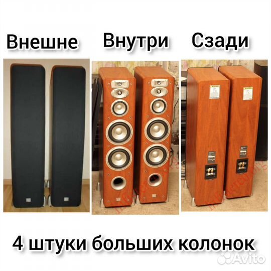 Домашний кинотеатр, акустика JBL