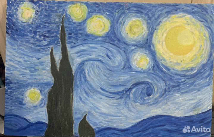 Картина маслом на холсте пейзаж