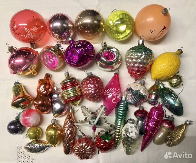 Елочные игрушки СССР