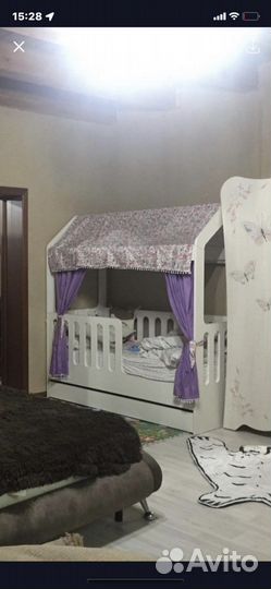 Балдахин на кроватку домик