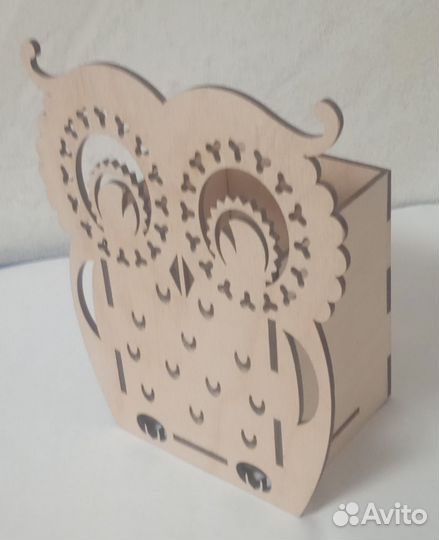 Карандашница из Берёзовой шлифованной фанеры 3мм