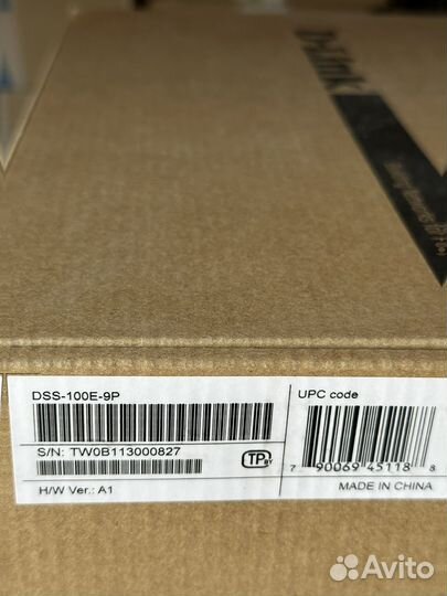 Poe коммутатор d-link dss-100e-9p