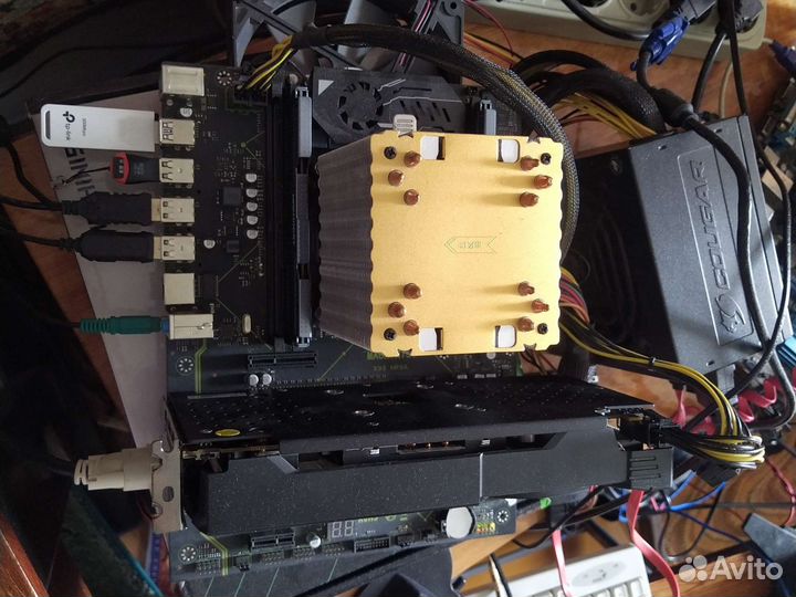 Видеокарта rx 570. 4gb. Red dragon