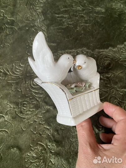 Статуэтка Голуби целуются винтаж