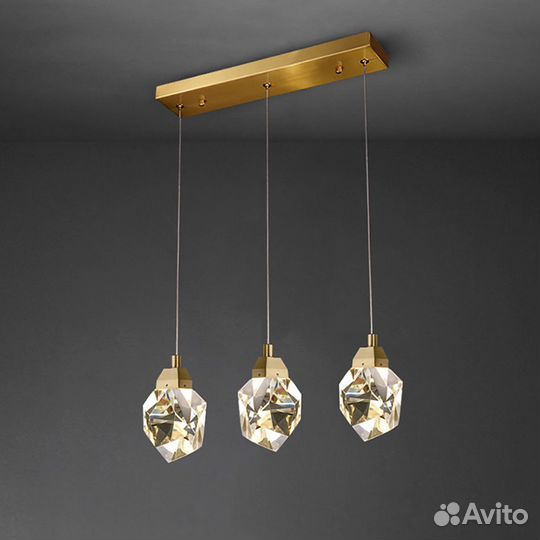 Delight Collection 9701P/3L brass Crystal rock II