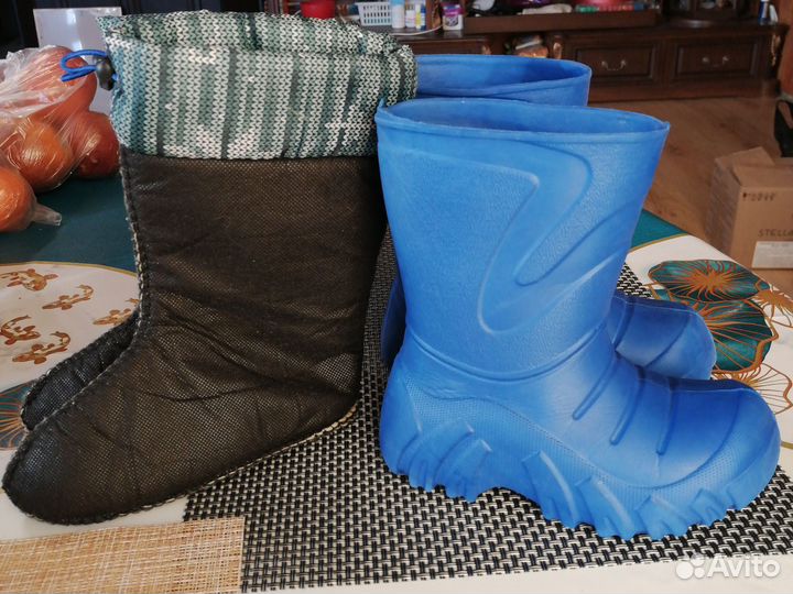Детские резиновые сапоги 27-28рр