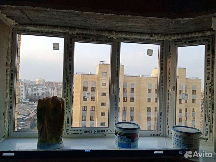 Установка, изготовление окон,подоконников,откосов