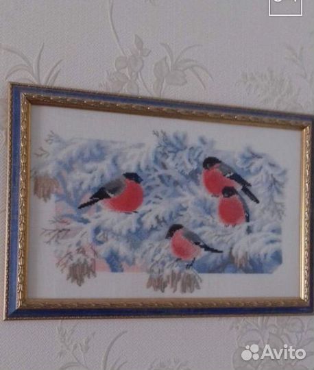 Картина вышитая крестом