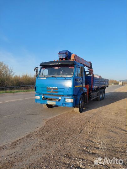 КАМАЗ 65117 с КМУ, 2013