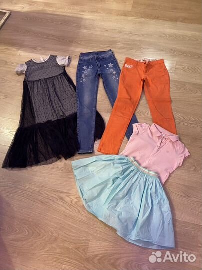 Вещи пакетом на девочку 146