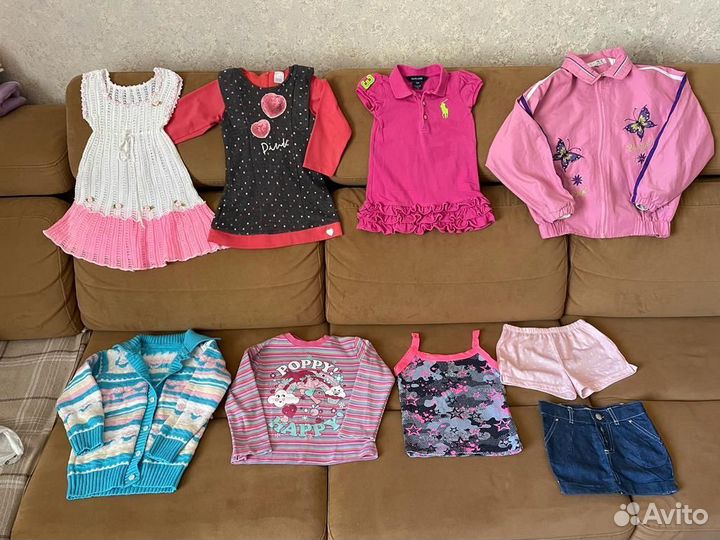 Вещи пакетом девочке на 3-5лет