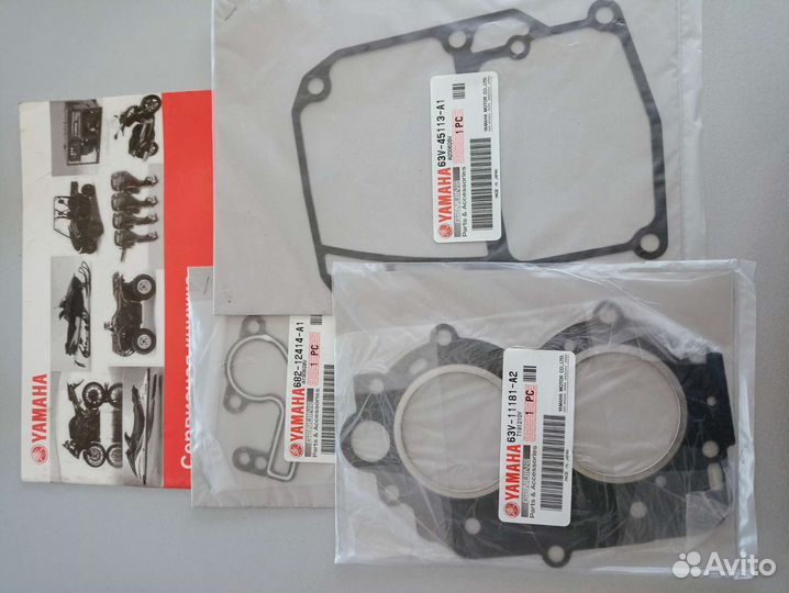 Yamaha 15 2Т прокладки блока цилиндров