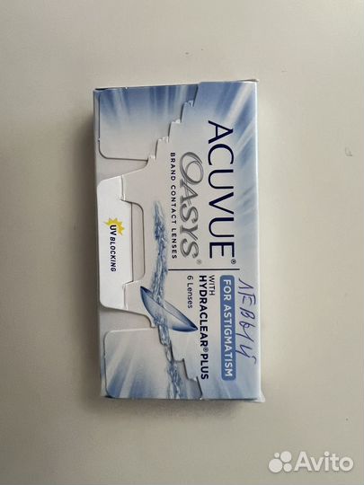 Линзы контактные acuvue oasys for astigmatism