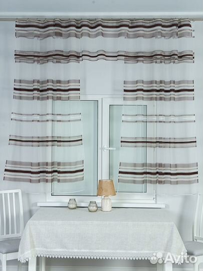 Шторы тюль для кухни