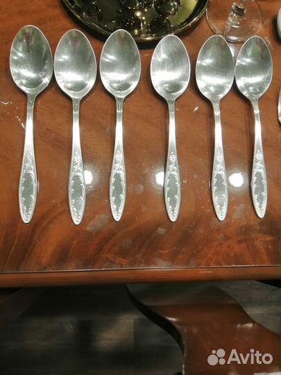 Вилки ложки ножи мельхиор