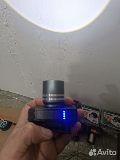 Налобный фонарь аккумуляторный светодиодный