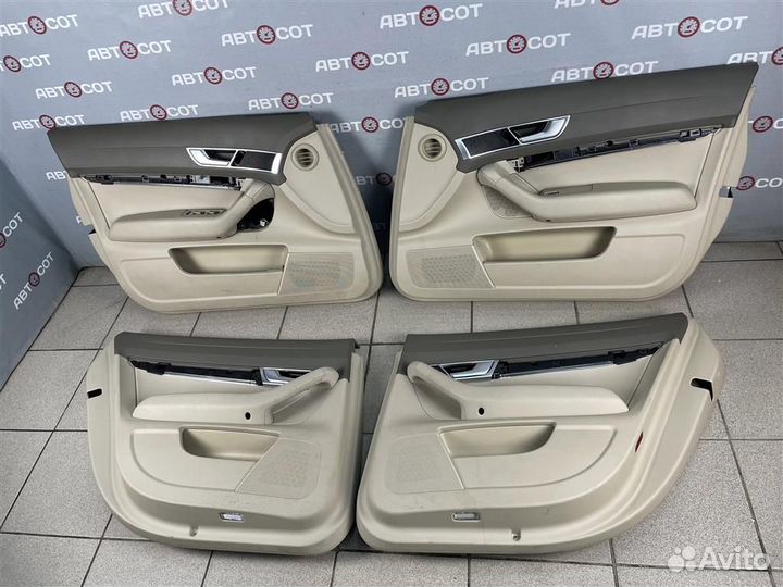 Дверные карты комплект Audi A6 (C6,4F) 2005-2011