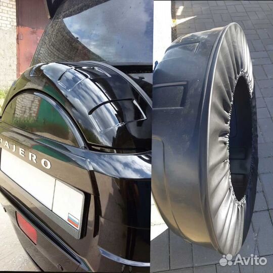 Бокс запасного колеса(чехол) для Mitsubishi Pajero