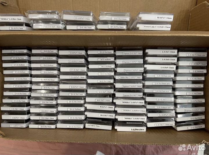 Ресницы для наращивания enigma и lash&go 82 шт