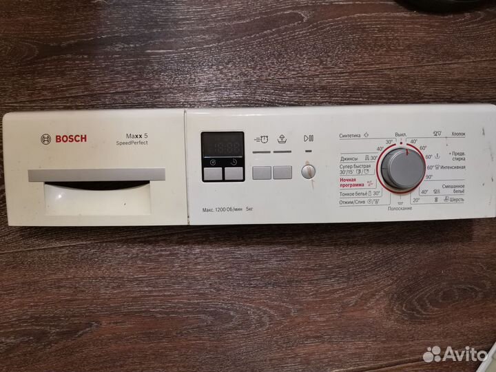 Модуль управления стиральной машины bosch WLG24160