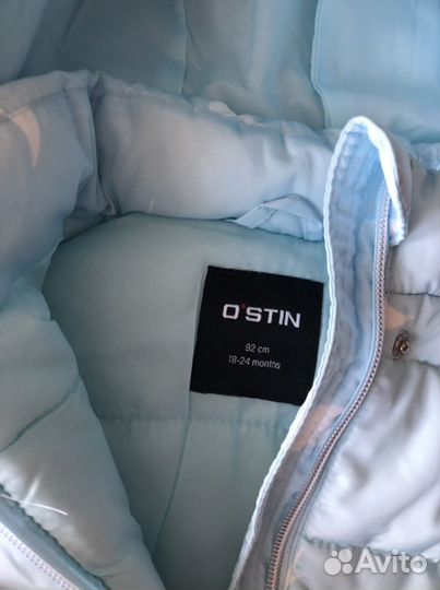Пуховик (куртка) для девочки Ostin (98 - 104см)