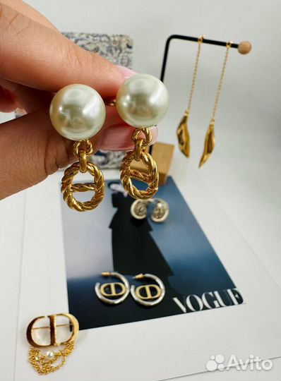 Серьги Dior