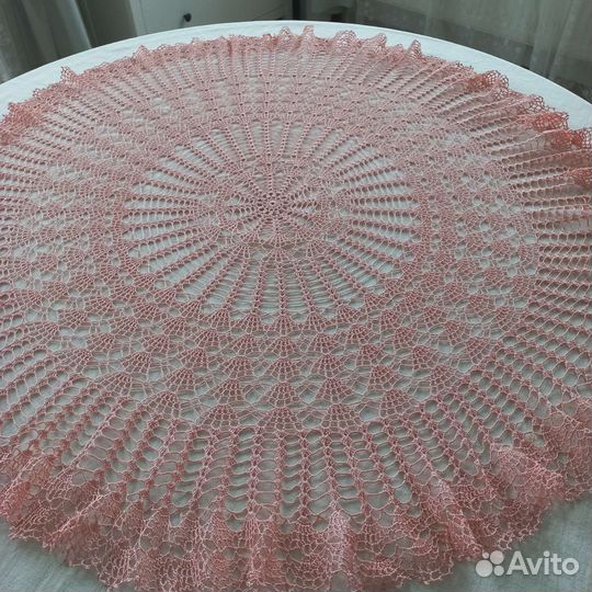 Скатерть вязанная крючком