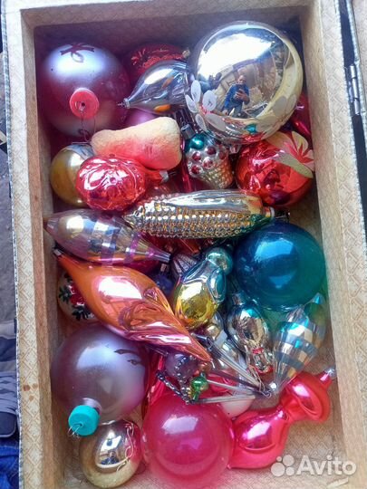Елочные игрушки СССР