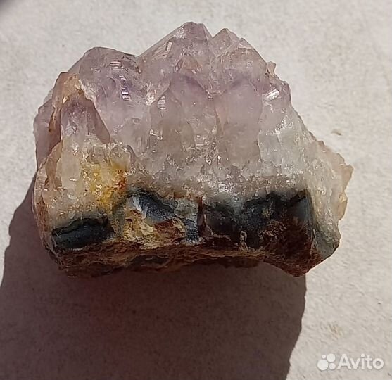 Друза аметиста,розовый кварц и другие