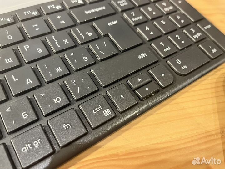 Комплект беспроводная клавиатура и мышь logitec